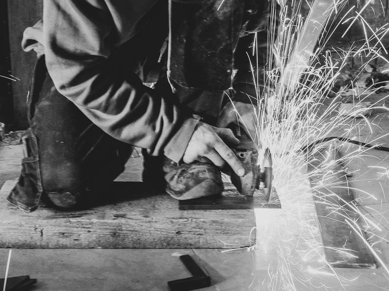 Lassen in de werkplaats