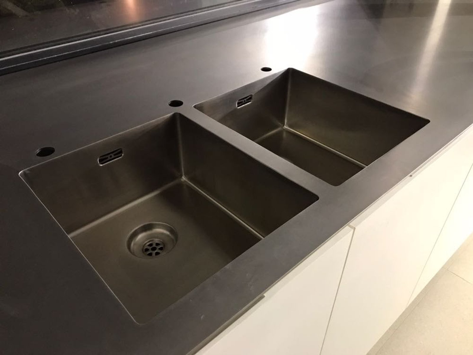 Inox spoelbak